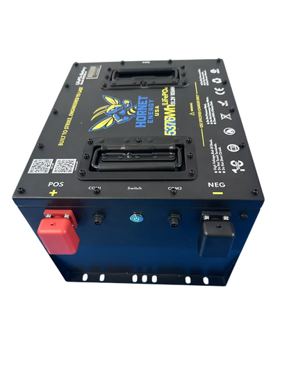 Hornet Energy Cubed 51.2V 105Ah LiFePO4 Lithium Battery ICON Bundle Kit – Heated, Fire Suppression, IP66, 300A Smart BMS