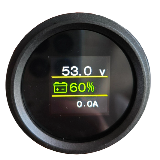 Hornet Energy State of Charge Meter – Digital Battery SOC Display for Lithium Golf Cart Systems